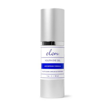 Elon Youth Under Eye Gel - Hyaluronic Acid Gel wMSM, Plant Stem Cells - Anti Aging to Fight Dark Circles- Under Eye Puffiness Reducer- For All Skin Types, No Fragrance or Parabens (1oz30ml)