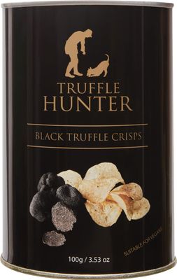 Truffle Hunter BLACK TRUFFLE CRISPS - TIN 100G Special Truffle Crisp