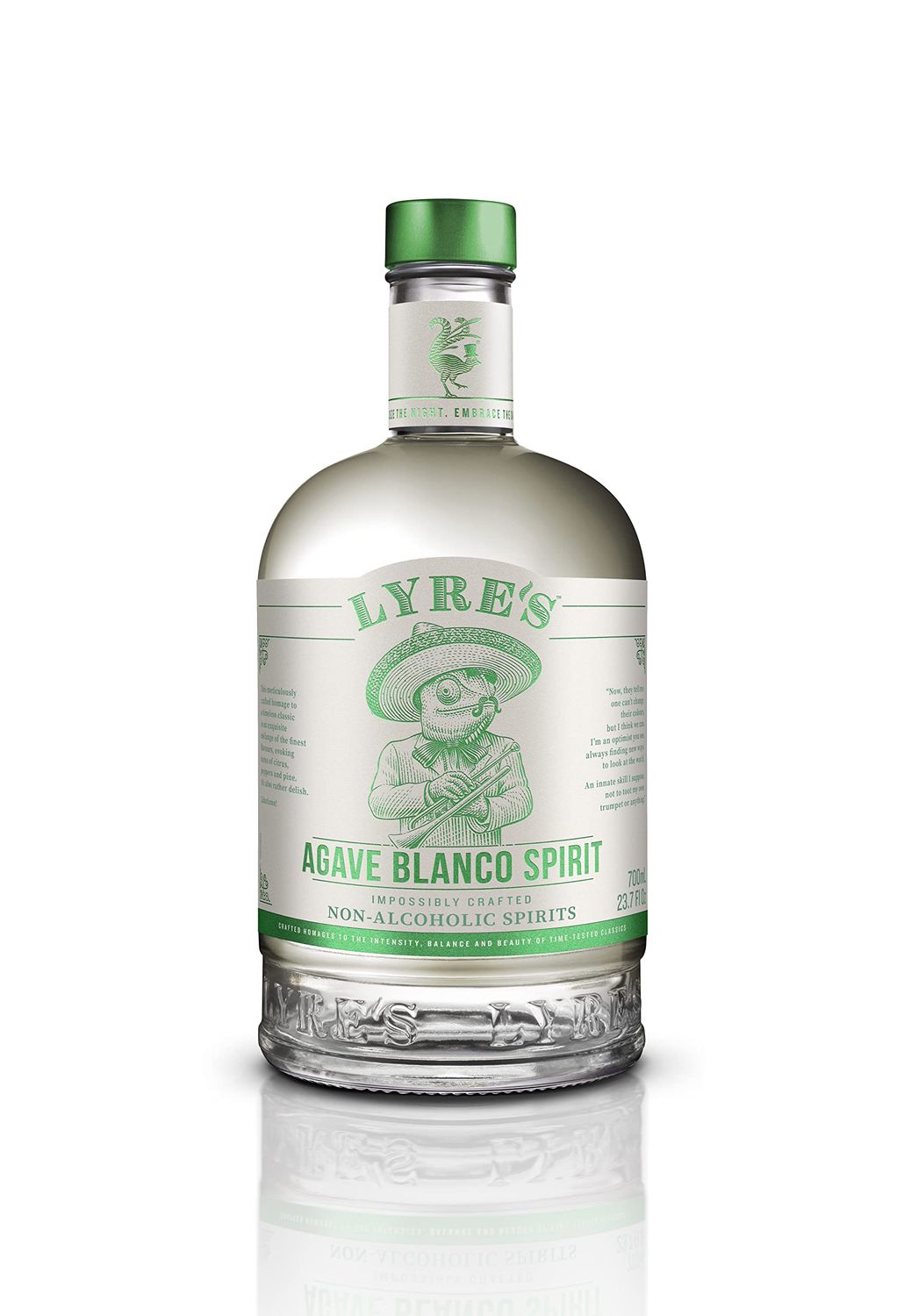 Lyre&#39;s Agave Blanco Premium Non Alcoholic Spirits, Mocktails Nonalcoholic Drinks, Tequila Style, 23.7 Fl Oz