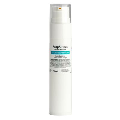 Soapstones Evening Primrose Facial Moisturizer - Omega 6 Fatty Acids Infused Oil-Based Face Moisturizer - Daily Moisturizer for For Normal to Dry Skin Types