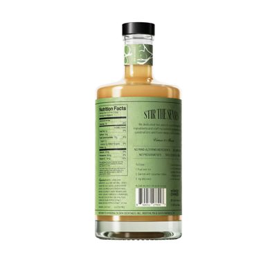 Tilden Cocktails Lacewing, Non-Alcoholic Cocktail, Vegan and No Sugar Added, Cucumber, Basil, Lychee, and Juniper, 750ml