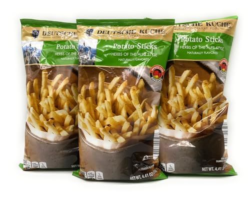 Potato Sticks Herbs of the Alps Style, Authentic German Food, Deutsche Kuche 4.41oz125g - Pack of 3