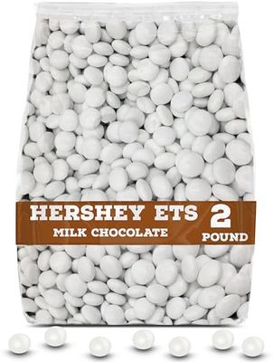 Hershey-Ets Milk Chocolate Easter Candy - White Chocolate Shells for Easter Basket - Ideal Milk Chocolate Gift 2 Pounds