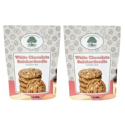 Southern Roots Sisters Ingredients - White Chocolate Snickerdoodle Cookie Mix 31 Ounce Bag, Pack of 2