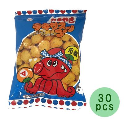 Texas Corn Takoyaki Sauce Taste 0.4oz 30Bags Japanese Snack Matsuyamaseika Ninjapo Japan
