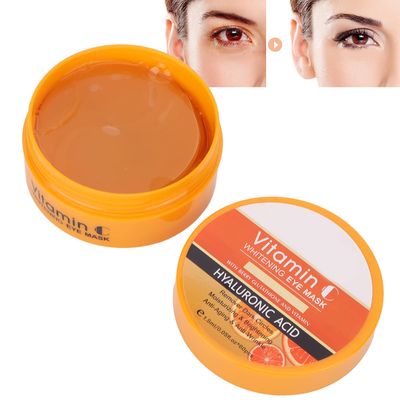 Vitamin C Eye Pads for Dark Circles Puffy Eyes Wrinkles Eye Bag, Anti Wrinkles Eye Patches, Moisturising Firming Eye Mask, Dark Circles Care, Eye Gel Pads