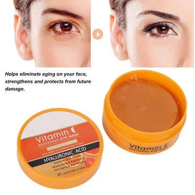 Vitamin C Eye Pads for Dark Circles Puffy Eyes Wrinkles Eye Bag, Anti Wrinkles Eye Patches, Moisturising Firming Eye Mask, Dark Circles Care, Eye Gel Pads