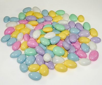 Jordan Almonds - Candy Coated Almonds - Assorted Pastel Colors - Top Grade Almonds Covered In A Thin Candy Coating By CandyKorner - 1 Pound (16 Ounce)