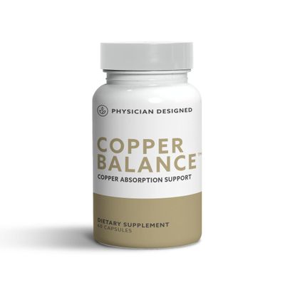 PD VARS Physician Designed Copper Balance Supplement - Fibromyalgia Support, Reduced Nerve Pain, Fibro Fog, 9 Essential Immune Boosting Vitamins, 60 Capsules