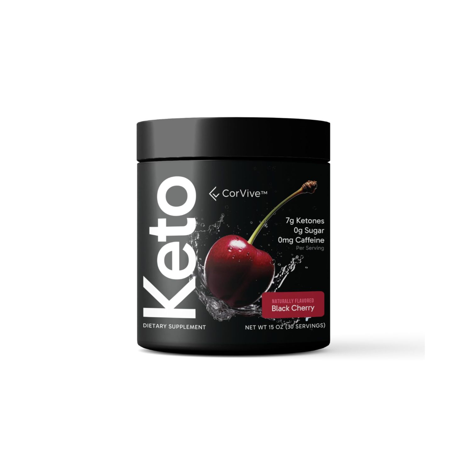CorVive Premium Hydration Powder - Balanced Electrolyte and Energy Support, Zero Carb, Keto Friendly - Carnivore Approved - 30 Servings
