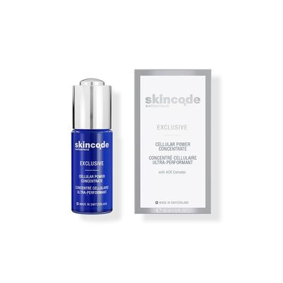 Skincode Exclusive Cellular Power Concentrate - Revitalizing Anti-Aging Elixir Intensive Rejuvenation for All Skin Types 5x ACR Complex for Collagen Boost Deep Hydration (1.0 Oz 30 mL)
