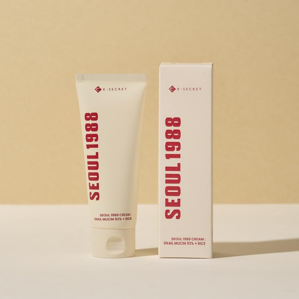 KSECRET SEOUL 1988 Cream : Snail Mucin 93 Rice, 100ml3.38fl.oz.
