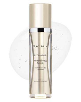 SKINN Neck Amour Redensifying Serum - Anti-Aging Neck Cream with Stem Cells Peptides Tighten the Appearance of Loose Sagging Skin - Enriched with Rice Protein