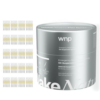 WNP collagen Serum Anti Aging,Oil-Suspension SerumBarrier repair Firming Emergency RepairWaterOilBalance 4D hyaluronic acidSingle-Use Vials Skincare for Sensitiveskin((1.2ml0.04 fl.oz.) (120ml)