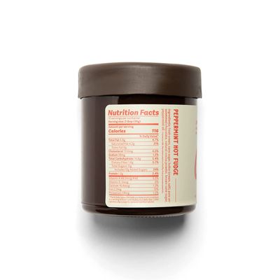 Coop's Peppermint Hot Fudge, All Natural Peppermint Hot Chocolate Gift Non GMO Chocolate Ice Cream Toppings Sundae Desserts, 10 Ounce