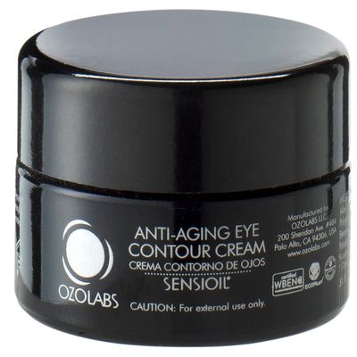 OZOLABS ANTI-AGING EYE CONTOUR CREAM With the benefits of certified organic ozonated oils ISO 9001 0.5 fl. oz.
