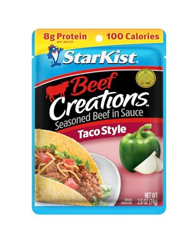 StarKist Beef Creations Taco Style, 2.6 oz pouch