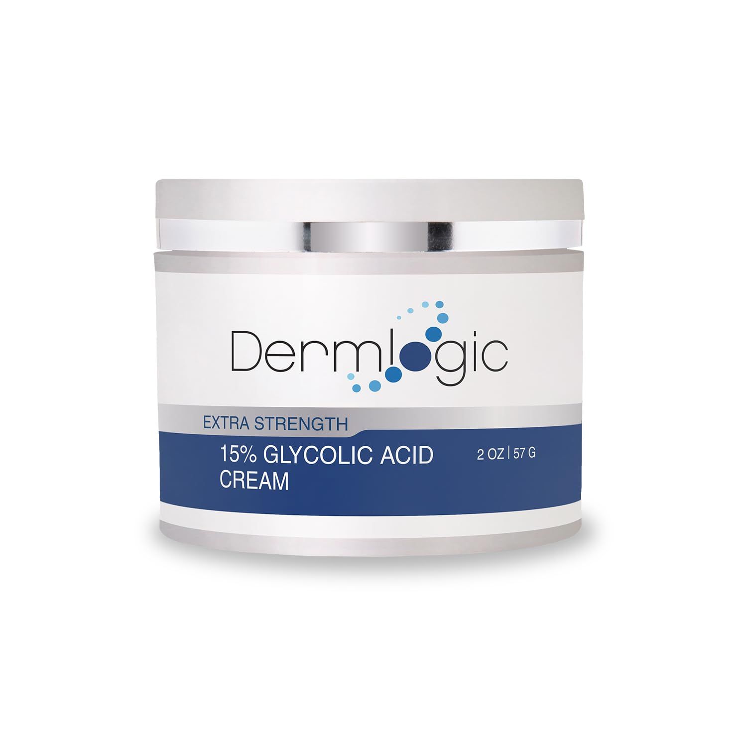 Glycolic Cream 15 - Natural Anti Aging Exfoliator to Smooth Away Fine Lines Wrinkles Improve a Dull Looking Complexion. Includes A.H.A Green Tea Moisturizer for Face Body.