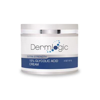 Glycolic Cream 15 - Natural Anti Aging Exfoliator to Smooth Away Fine Lines Wrinkles Improve a Dull Looking Complexion. Includes A.H.A Green Tea Moisturizer for Face Body.
