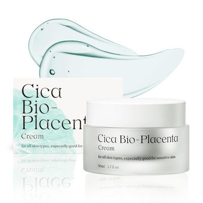 NATURAL DERMA PROJECT NDP Cica Cream - Gel Face Moisturizer for Sunburn Relief, lightweight Korean Moisturizer for Sensitive Skin, Centella Asiatica, Hydrating, Calming, Soothing (1.7 Fl oz 50ml)