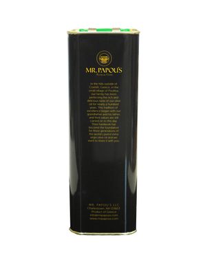 Mr. Papou's Extra Virgin Olive Oil First Cold Pressed Family Owned Harvested in Greece 3 Liter - 101.4 fl oz (3 Liter)