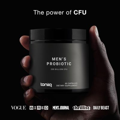 Probiotics for Men - Ultra High Potency, 200 Billion CFU, 20 Strains, Prebiotics for Digestive and Immune Support - Advanced Formula, Third-Party Tested, GMP-Certified