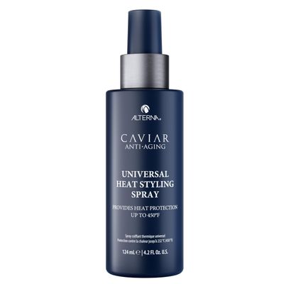 Alterna Haircare CAVIAR Anti-Aging Universal Heat Styling Spray 4.2 Fl Oz Heat Protectant for Wet or Dry Hair Detangles, Smooths, and Softens Eliminates Frizz, Resists Humidity All Hair Types