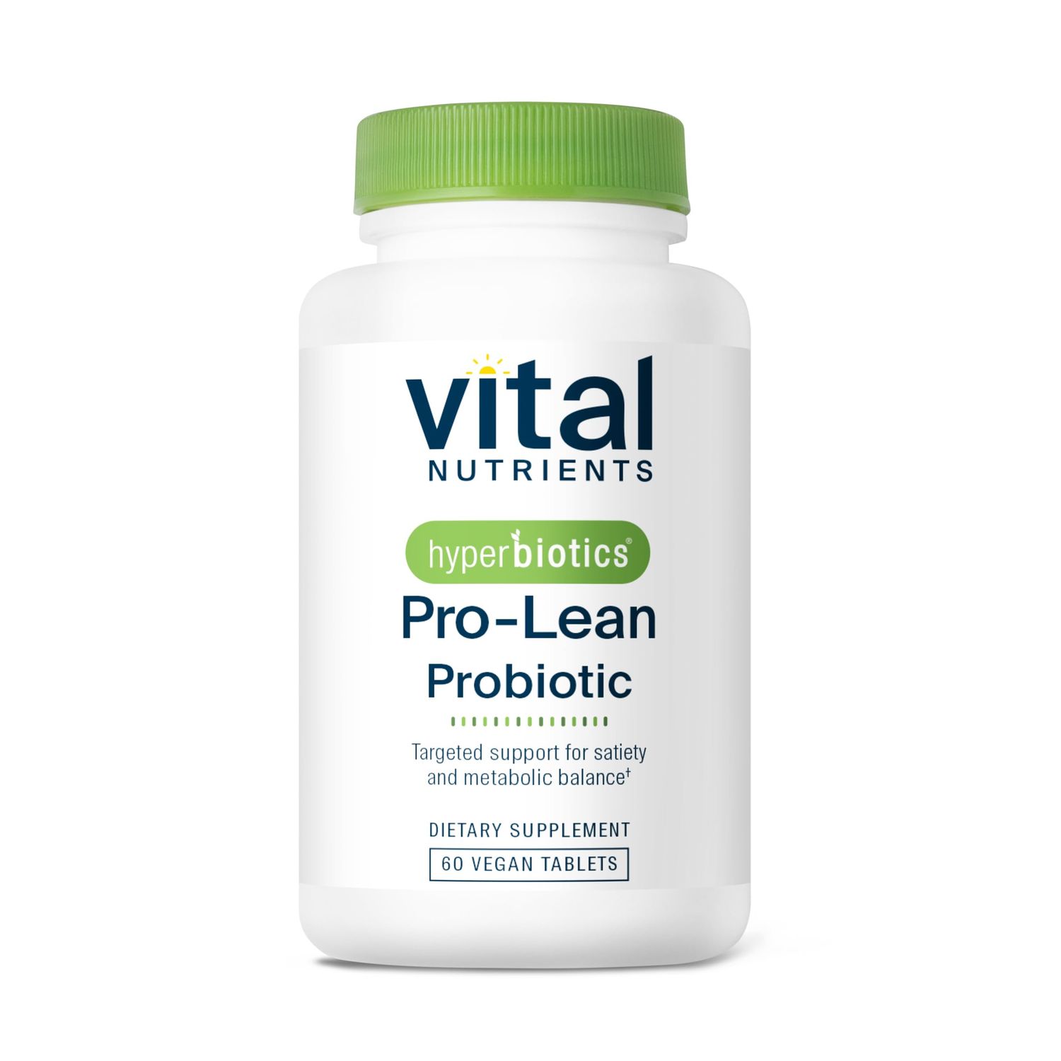 Hyperbiotics PRO Lean Vegan Probiotics for Women and Men Time Released Probiotic with Orafti P95 Prebiotics Supports Metabolism and Healthy Gluten, Dairy, and Soy Free 60 Tablets