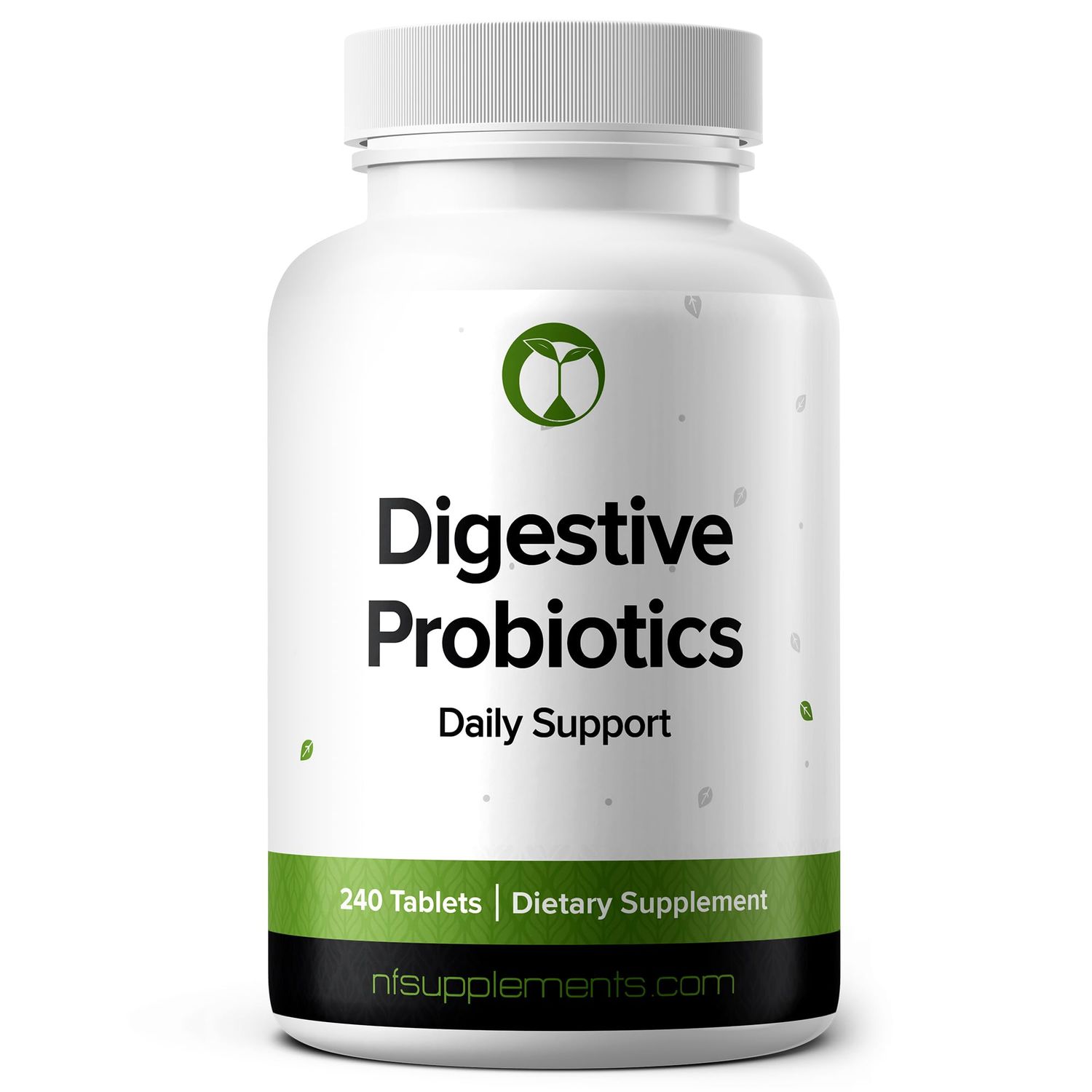 Probiotics for Digestive Health Supplement 240 Tablets 3 Billion CFU Made in The USA (240, Digestive Probiotics)