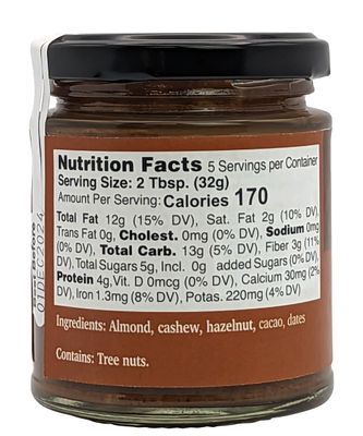 Nutural World - Crunchy Nutty Chocolate Spread 6 Oz (170g)