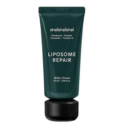 shaishaishai LIPOSOME REPAIR MILKY Cream, 72HR Intensive Hydration, Skin Barrier Repair with Urea 6, Advanced Deep Penetration, Lightweight, Non-Greasy Formula for Oily Combination Skin, 1.69 fl oz