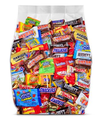 Assorted Chocolate Candy Variety Pack - 5lb Bulk Chocolate Candy Individually Wrapped - Chocolate Candy Assortment for Sharing and Parties - 5 Pound Bulk Candy Mix
