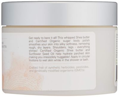 FarmHouse Fresh Big Bare Whipped Shea Butter Body Polish, 8 Fl Oz