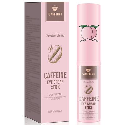 Caffeine Eye Cream Stick,Eye Cream for Anti-Aging Dark Circles Puffiness, and Wrinkles Hydrating Under Eye Cream with Hyaluronic Acid and Retinol Lifting And Firming Eye Cream,3g