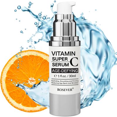 Vitamin Super C Serum for Women over 70, Rapid Anti Aging Serum, Hydrates, Softens, Lifts and Firms Super C Serum with Niacinamide, Vitamin C, 4-Butylresorcinol Hyaluronic Acid, Peptides (30ml-1pcs)