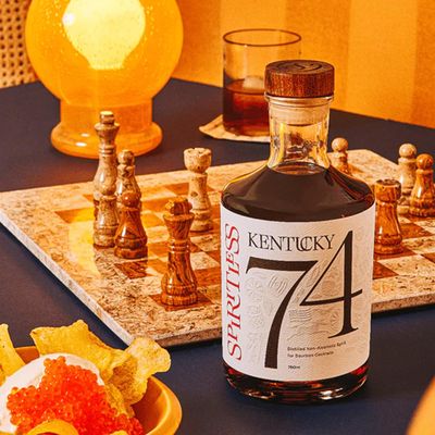 ChromaCast Kentucky 74 Distilled Non-Alcoholic Whiskey Bundle with Australian Barrel Spice Old Fashioned - Premium Zero-Proof Liquor Spirits for a Refreshing Experience
