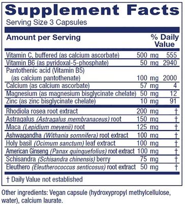 Vitanica Adrenal Assist, Adrenal Support, Vegan, 90 Capsules