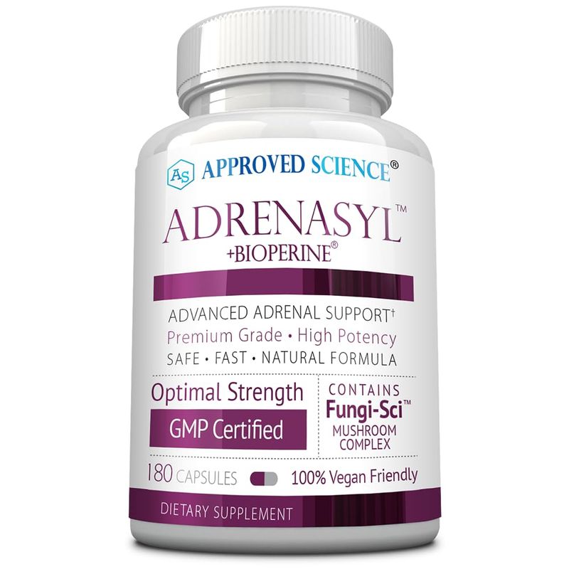 Approved Science Adrenasyl - Adrenal Gland Support - 180 Count - Pack of 1