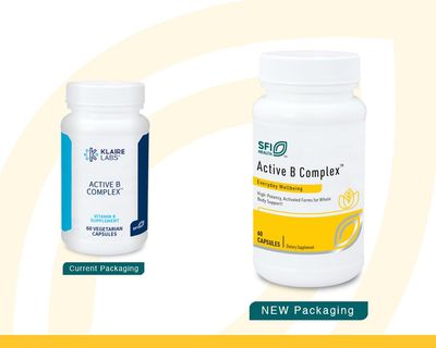 Klaire Labs SFI Health Active B Complex - Methylated Vitamin B Complex with Methyl Folate, B12, B6 and More - Support Healthy Energy, Brain, Liver Nerve Function (60 Capsules)