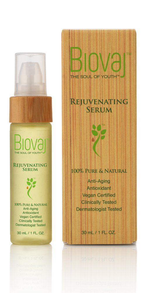 Biovaj Rejuvenating Serum, Vitamin C, Anti-Aging, Anti-Wrinkle Serum, Fine lines, Firming. Botanical ingredients, Vegan, Natural Cruelty-Free. All genders skin types, for unique health care needs.