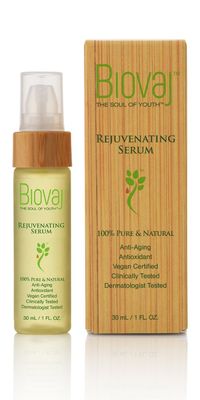 Biovaj Rejuvenating Serum, Vitamin C, Anti-Aging, Anti-Wrinkle Serum, Fine lines, Firming. Botanical ingredients, Vegan, Natural Cruelty-Free. All genders skin types, for unique health care needs.