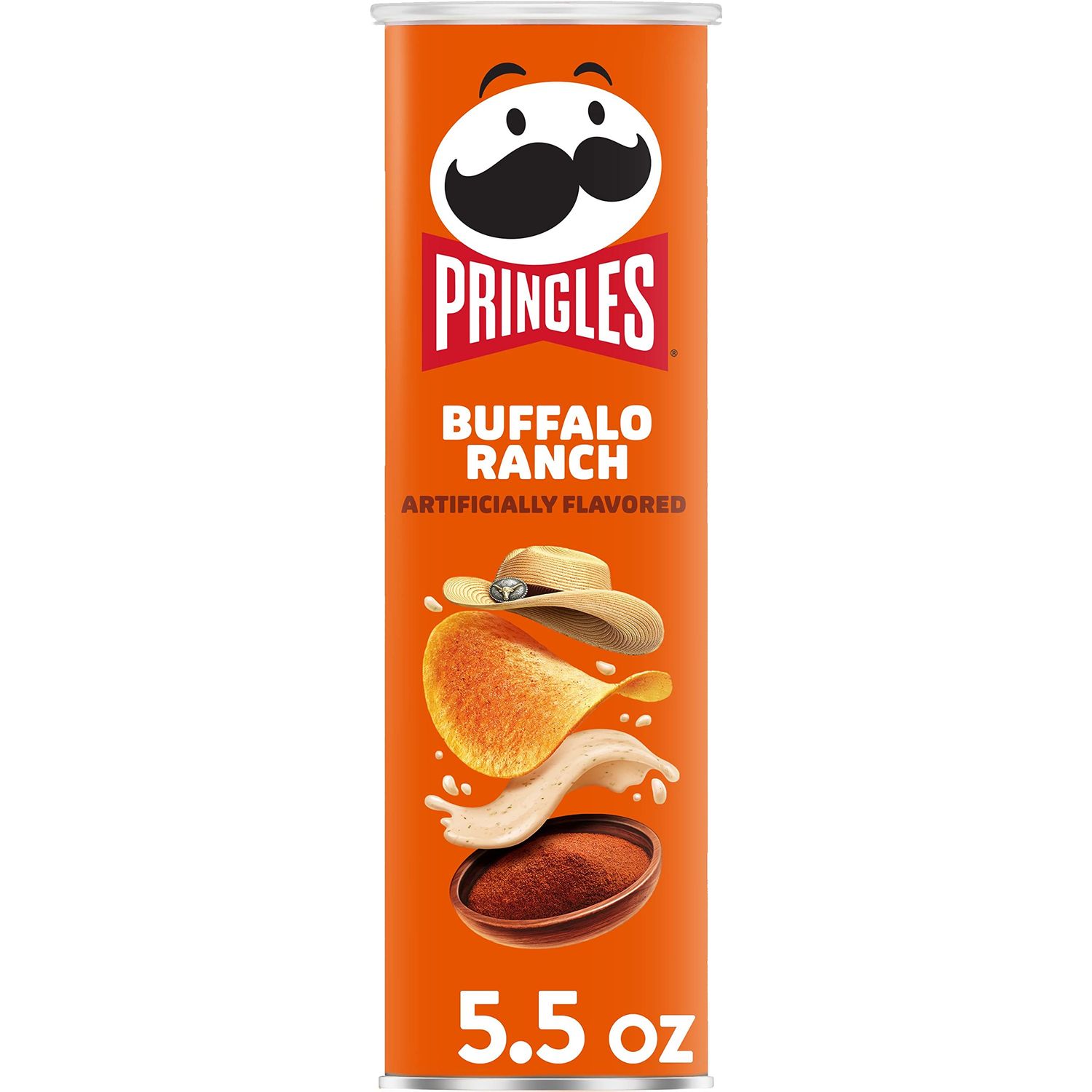 Pringles Buffalo Ranch Potato Crisps, 5.5 oz