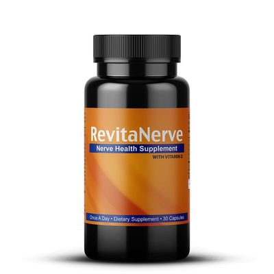 RevitaNerve - Neuropathy Nerve Support and Relief Revitalizing Supplement for Nerve Discomfort Once A Day Reduce Nerve Aches (Single Pack, 30 Count)