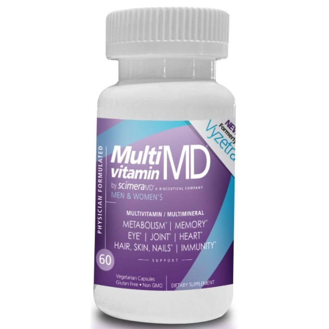 ScimeraMD MultivitaminMD Full-Spectrum Supplement Capsule with Minerals, Antioxidants, and Superfood Combination for Metabolism, Joint Support, Hair, Skin, and Nails, 60 CT