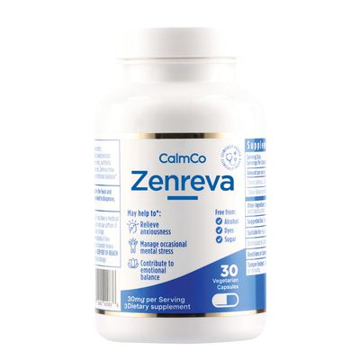 Zenreva, Pure Saffron Extract Capsules - Boost Mood, Improve Focus, Reduce Anxiety, Support Emotional Balance Sleep, Metabolism Booster, Non-GMO Vegan Capsules, 30 Count