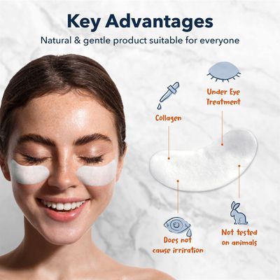Purederm Deluxe Collagen Eye Mask Collagen Pads For Women 4 Pack Of 30 SheetsNatural Eye Patches With Anti-aging and Wrinkle Care PropertiesHelp Reduce Dark Circles and Puffiness