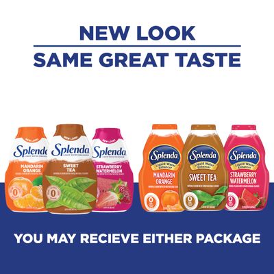 SPLENDA Liquid Water Enhancer Drops, Sugar Free, Zero Calorie, Natural Flavor, Concentrated Drink Mix, 3.11 Fl Oz Each Bottle (Variety, 3 Pack)