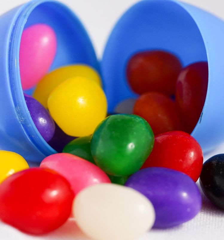 Plastic Easter Eggs Filled with Chocolate Robin Eggs, 12 Filled Easter Egg Bulk