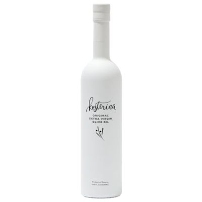Kosterina Original Extra Virgin Olive Oil Polyphenol Rich Greek Olive Oil, Cold-Pressed EVOO, Early Harvest Koroneiki Olives High Antioxidant Natural Superfood Harvested in Greece (16.9 oz)