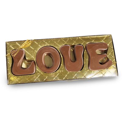 Anthony Thomas, Valentines Chocolate Love Gift Set, Gold Box Display, Rich Creamy (Love Design)